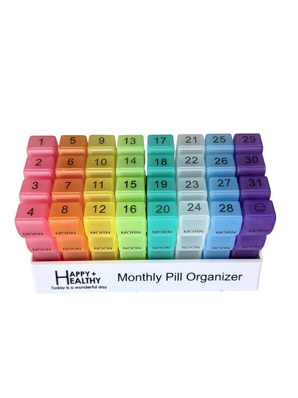 NEW Happy+Healthy Monthly Pill Organizer (G487)